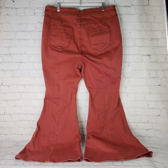 WE THE FREE Womens‎ 35 Curvy Flare Orange - Picture 7 of 16